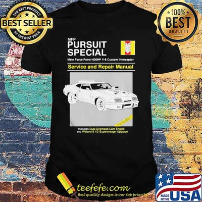 Mfp pursuit special main force patrol 600 hp custom interceptor service and repair manual car shirt