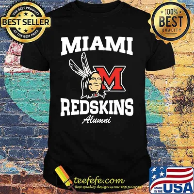 Miami redskins alumni logo shirt