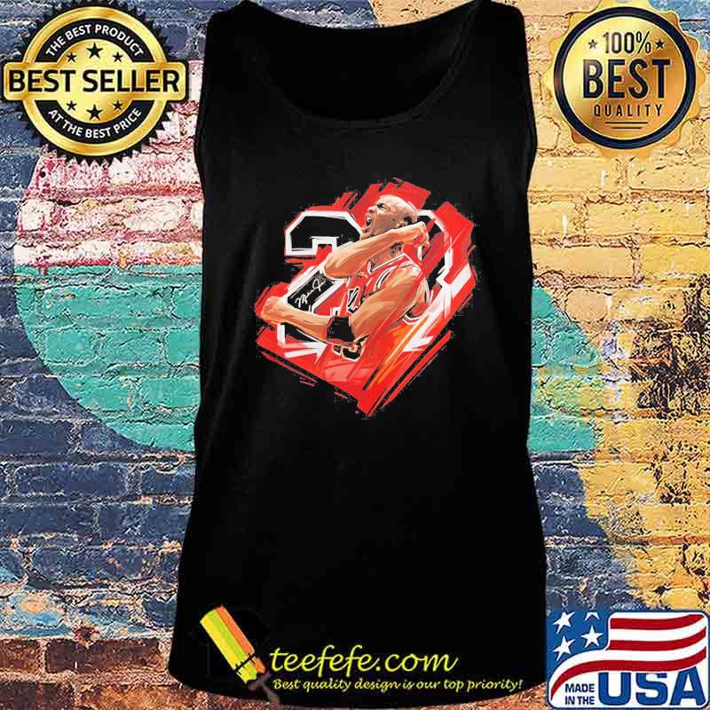 Michael Jordan Wallpaper 23 signature s Tank top Michael Jordan Wallpaper 23 signature s Tank top