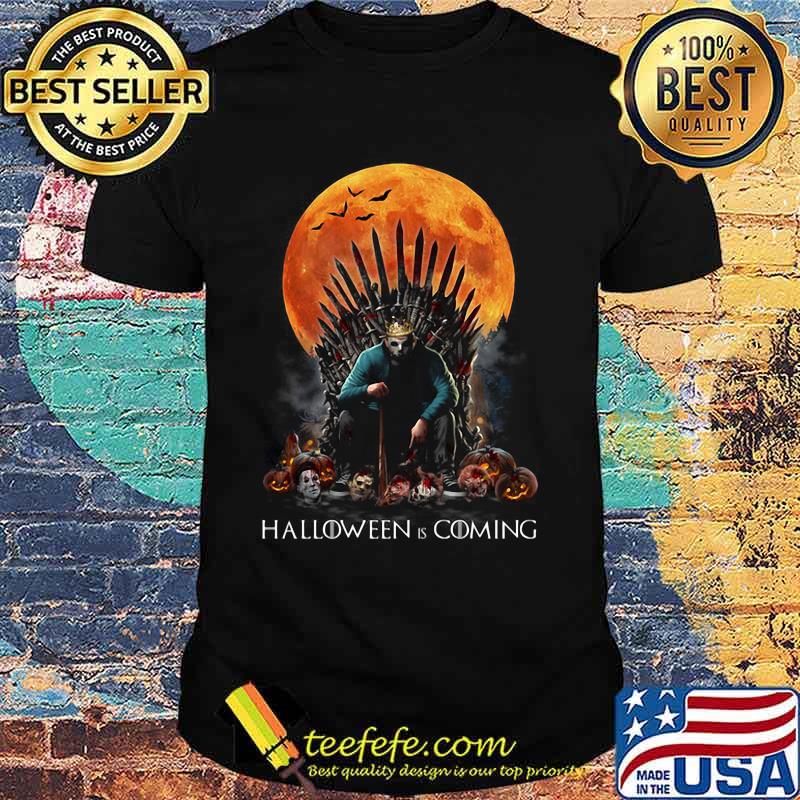 Michael myers the king of halloween is coming sunset shirt