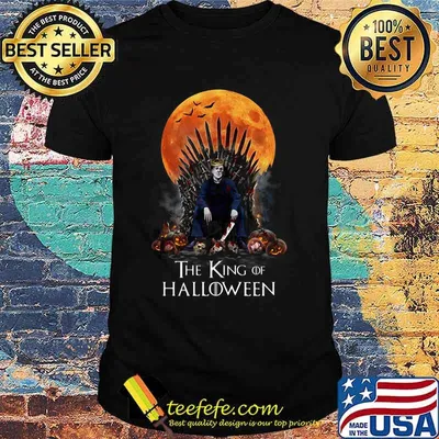 Michael myers the king of halloween sunset shirt