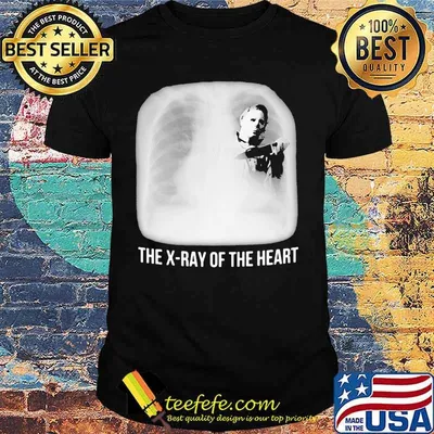 Michael myers the x-ray of the heart shirt