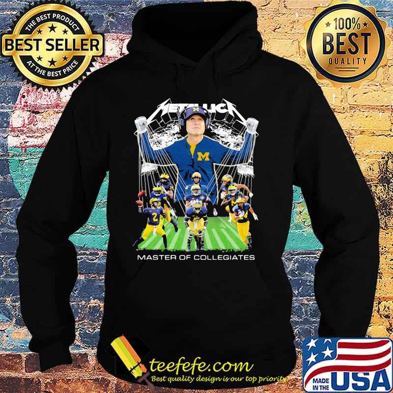 Michigan wolverines metallica master of collegiates s Hoodie Michigan wolverines metallica master of collegiates s Hoodie