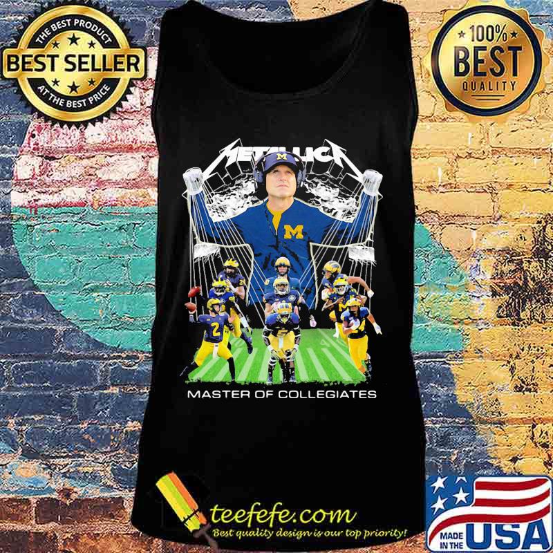 Michigan wolverines metallica master of collegiates s Tank top Michigan wolverines metallica master of collegiates s Tank top
