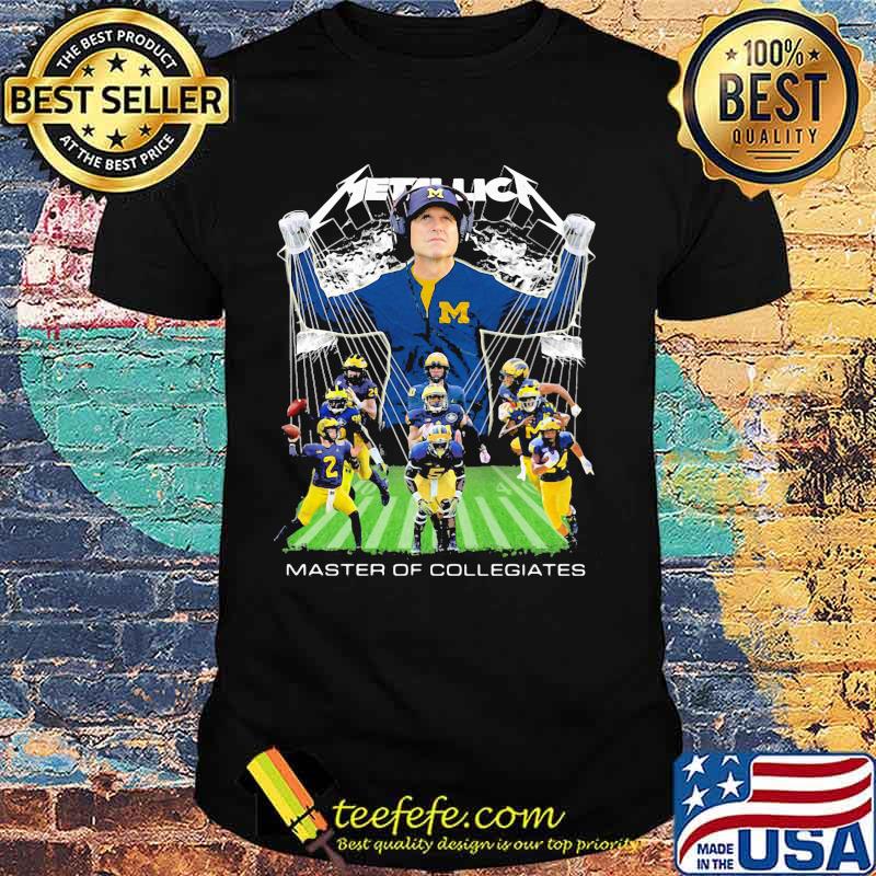 Michigan wolverines metallica master of collegiates shirt Michigan wolverines metallica master of collegiates shirt