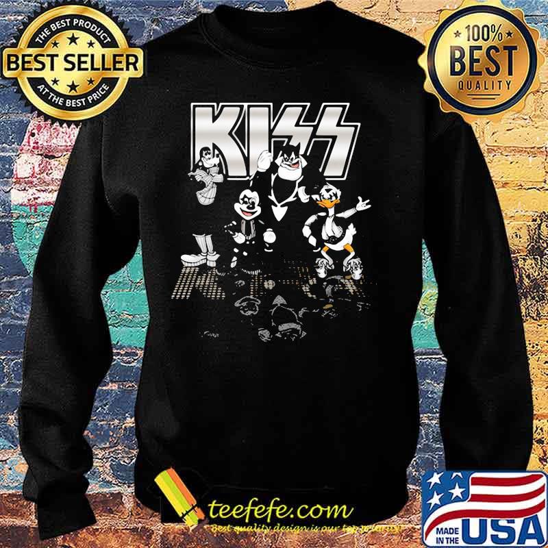 Mickey mouse cartoon characters kiss band s Sweater Mickey mouse cartoon characters kiss band s Sweater