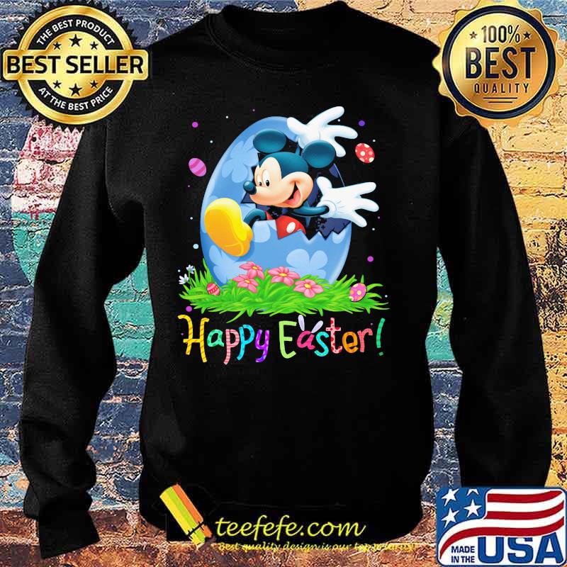 Mickey mouse happy easter flowers s Sweater Mickey mouse happy easter flowers s Sweater