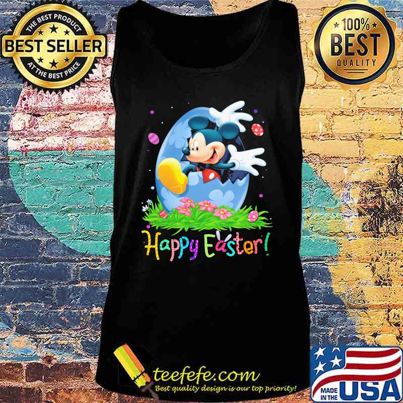 Mickey mouse happy easter flowers s Tank top Mickey mouse happy easter flowers s Tank top