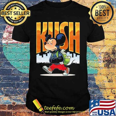 Mickey mouse kush band shirt