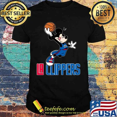 Mickey mouse los angeles clippers basketball shirt