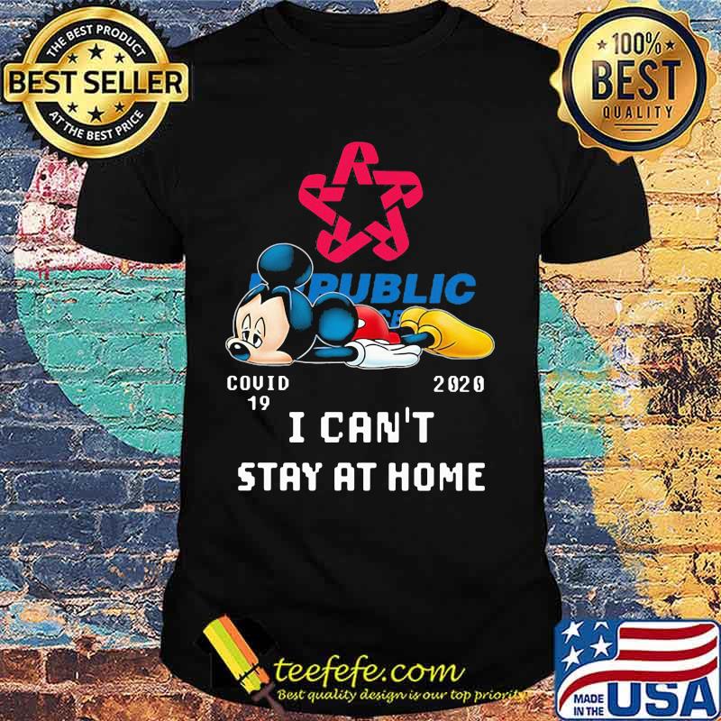 Mickey mouse public covid-19 2002 i can't stay at home shirt