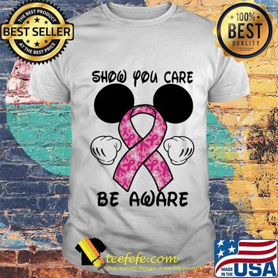 Mickey mouse show you care be aware cancer awareness shirt