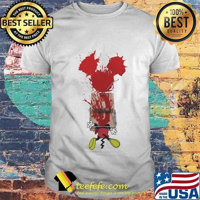 Mickey mouse trap die bloods shirt