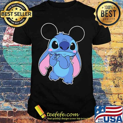 Mickey mouse with stitch shirt