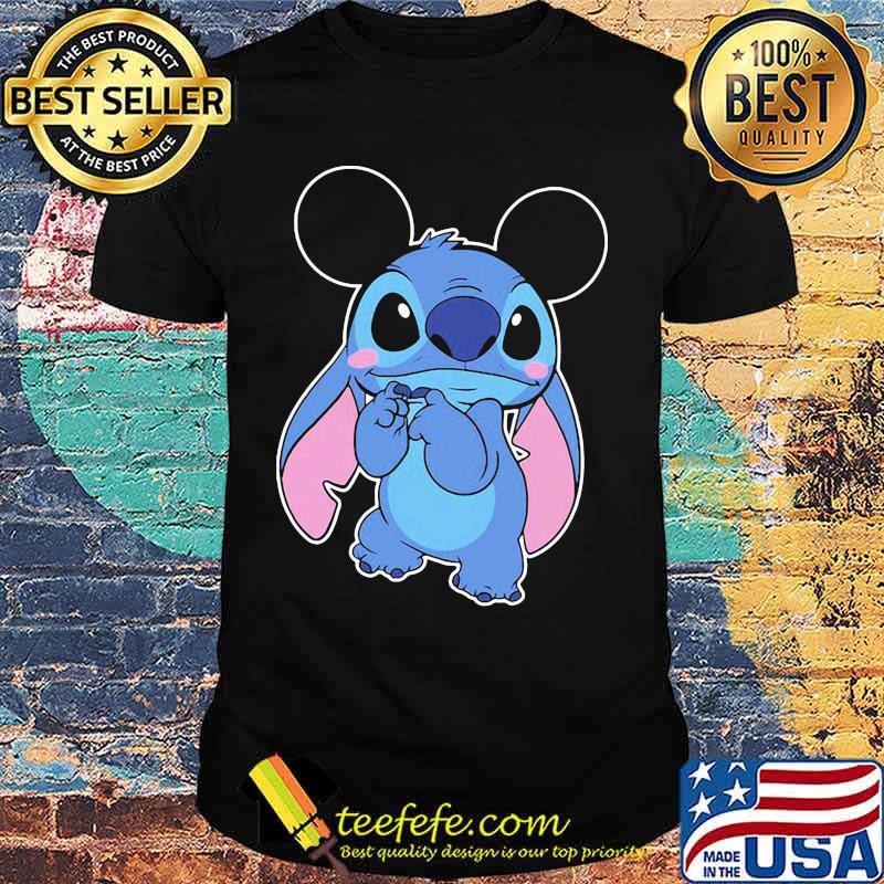 Mickey mouse with stitch shirt