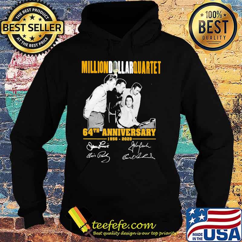 Million dollar quartet 64th anniversary 1856 2020 signatures s Hoodie Million dollar quartet 64th anniversary 1856 2020 signatures s Hoodie