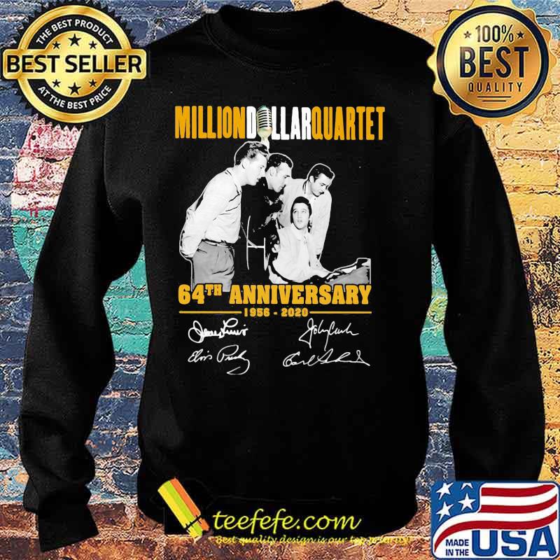 Million dollar quartet 64th anniversary 1856 2020 signatures s Sweater Million dollar quartet 64th anniversary 1856 2020 signatures s Sweater