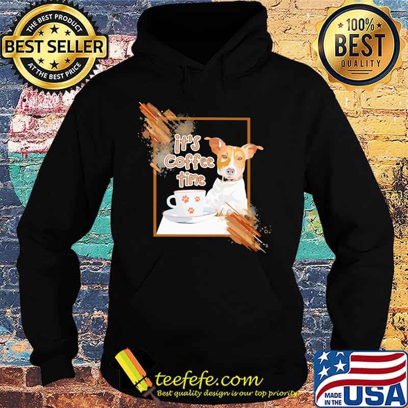 Miniature fox terrier it's coffee time s Hoodie Miniature fox terrier it's coffee time s Hoodie