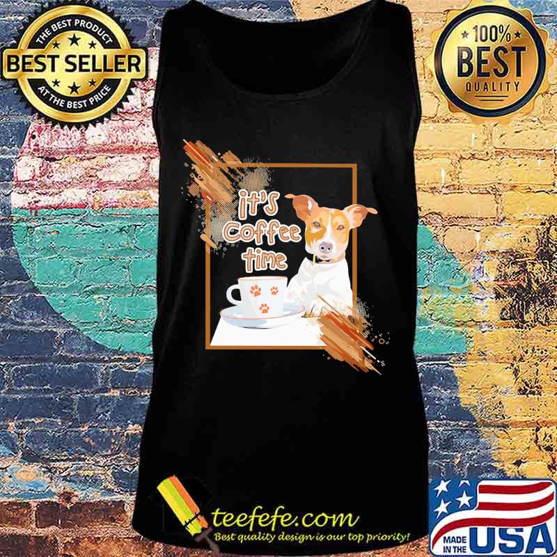 Miniature fox terrier it's coffee time s Tank top Miniature fox terrier it's coffee time s Tank top