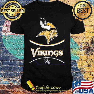 Minnesota vikings football logo shirt