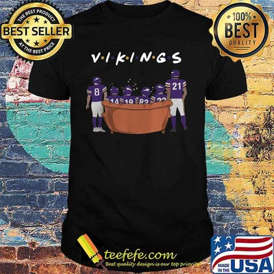 Minnesota vikings football team sitting sofa shirt
