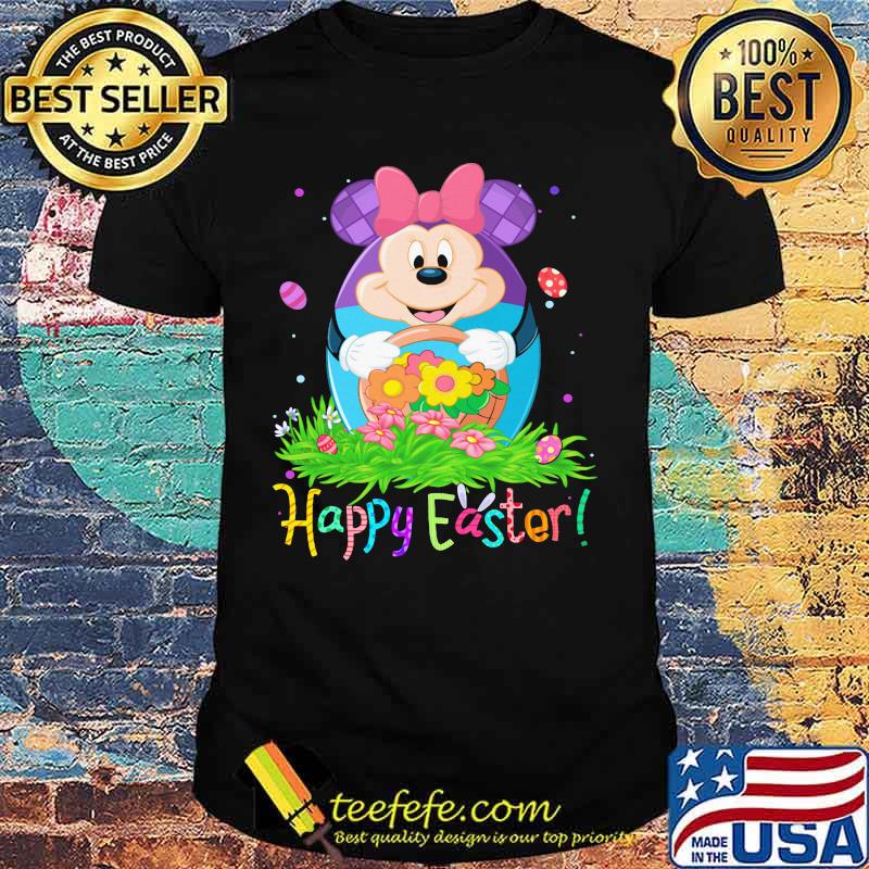 Minnie mouse happy easter flower shirt Minnie mouse happy easter flower shirt