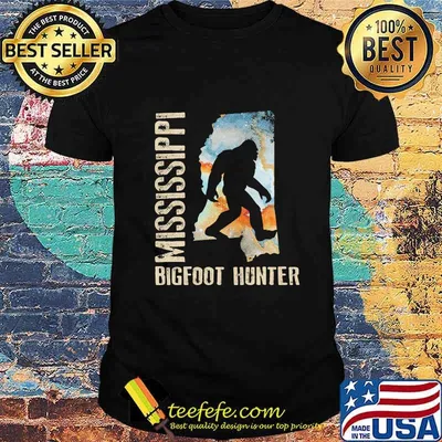 Mississippi bigfoot hunter sunset shirt