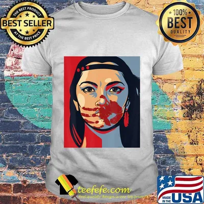 MMIW Awareness Indigenous Woman Art Stolen Sisters T-Shirt