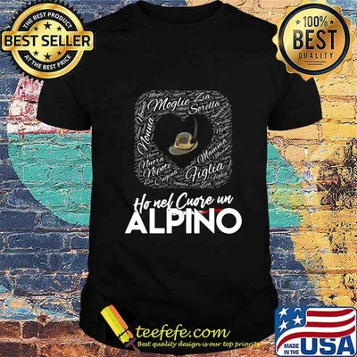 Moglie zia sorella ho nel cuore un alpino shirt