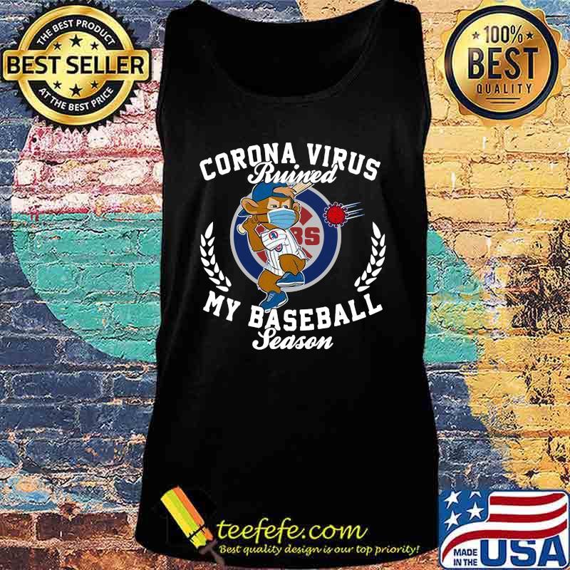 Monkey corona virus ruined my baseball season chicago cubs s Tank top Monkey corona virus ruined my baseball season chicago cubs s Tank top