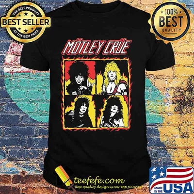 Motley crue band members shirt