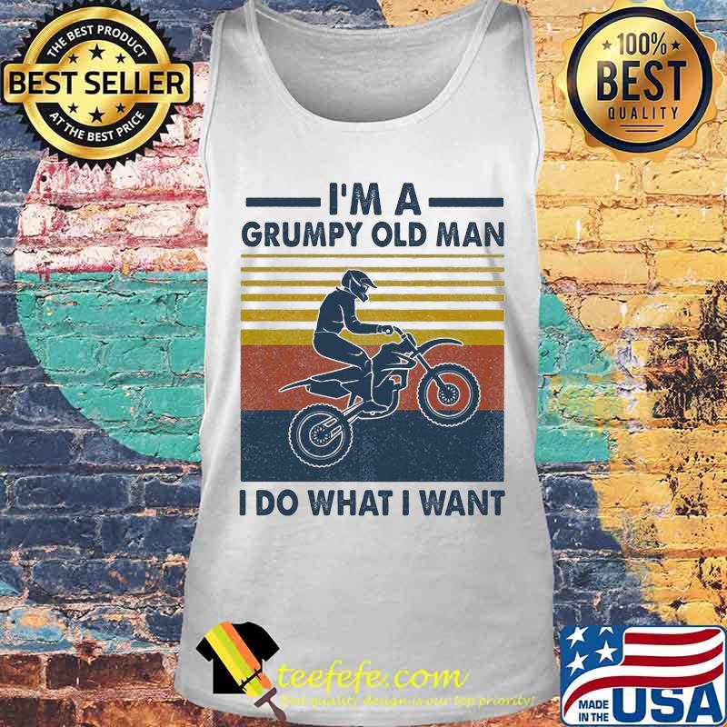 Motocross i'm a grumpy old man i do what i want vintage retro 2020 s Tank top Motocross i'm a grumpy old man i do what i want vintage retro 2020 s Tank top