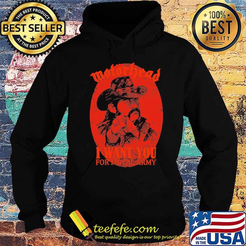 Motorhead band lemmy i want you for metal army s Hoodie Motorhead band lemmy i want you for metal army s Hoodie