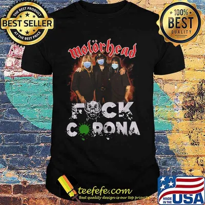 Motorhead mask fuck coronavirus shirt