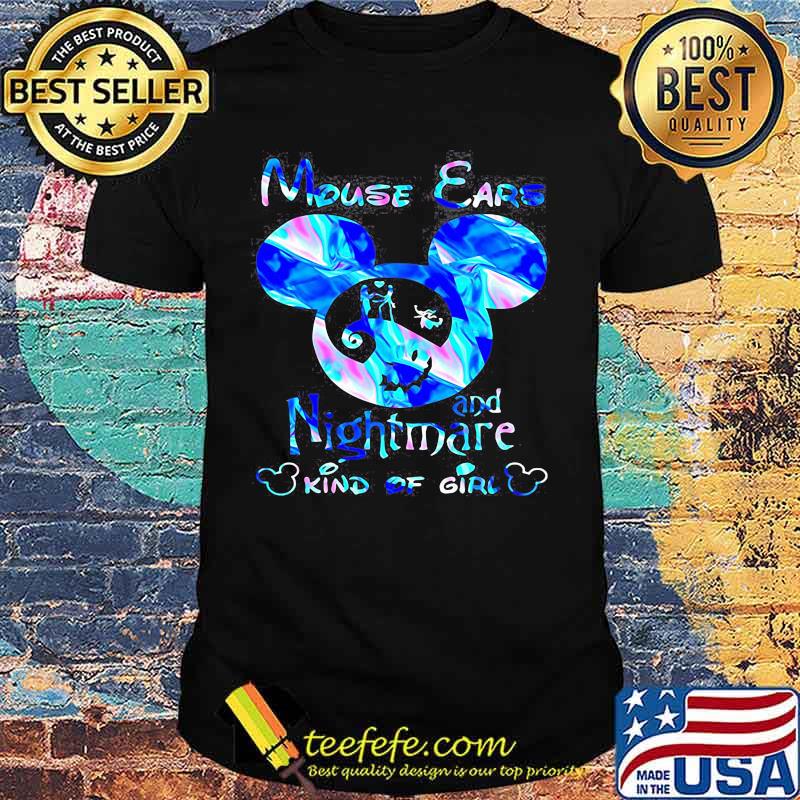 Mouse ears and nightmare kind of girl shirt