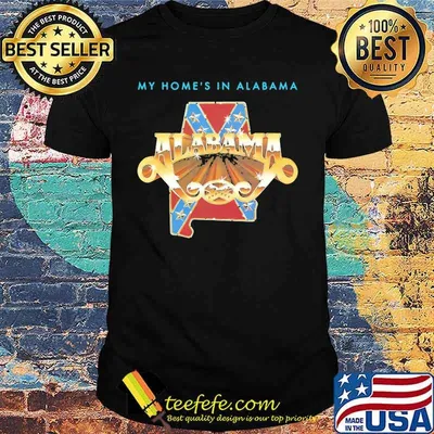 My home's in alabama british flag shirt