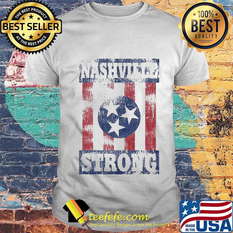 Nashville strong american flag independence day shirt