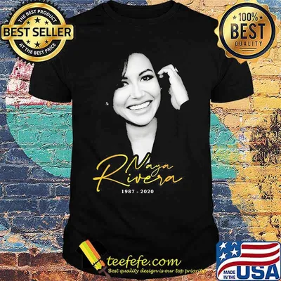 Naya rivera 1987 2020 signature shirt