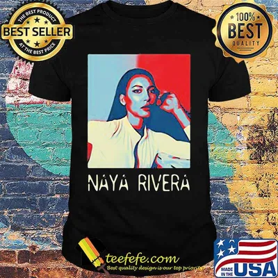 Naya rivera glee art shirt
