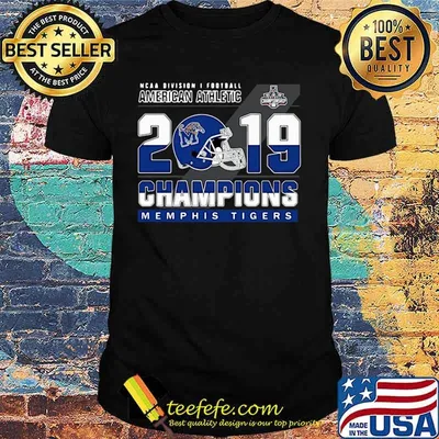 Ncaa division football american athletic 2019 champions memphis tigers shirt