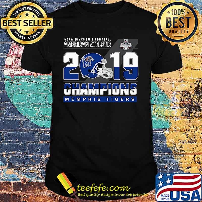 Ncaa division football american athletic 2019 champions memphis tigers shirt