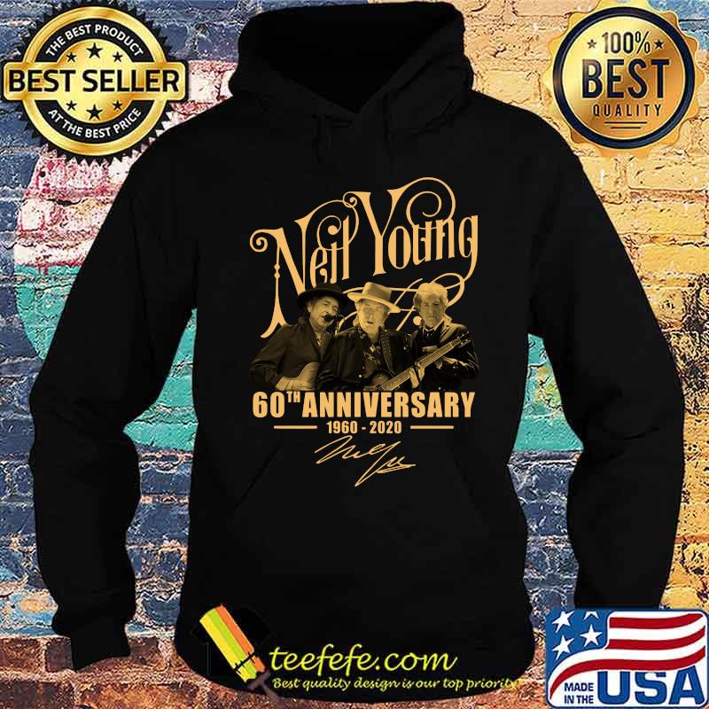 Neil young 60th anniversary 1960 2020 signatures s Hoodie Neil young 60th anniversary 1960 2020 signatures s Hoodie