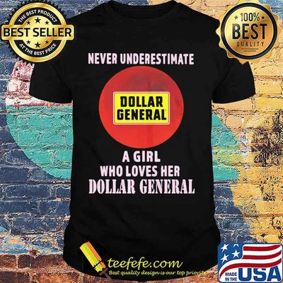 Never underestimate a girl who loves her dollar general sunset shirt