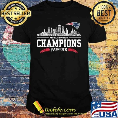 New england patriots afc east division champions shirt