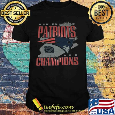 New england patriots super bowl 2003 afc champions shirt