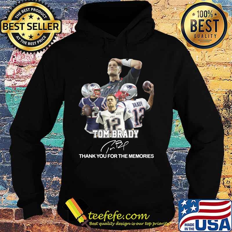 New england patriots tom brady thank you for the memories signature s Hoodie New england patriots tom brady thank you for the memories signature s Hoodie
