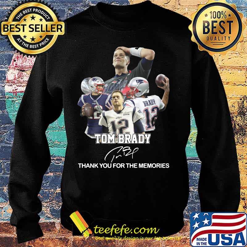 New england patriots tom brady thank you for the memories signature s Sweater New england patriots tom brady thank you for the memories signature s Sweater