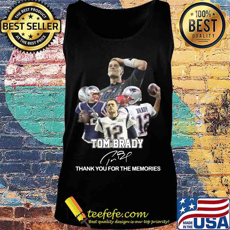 New england patriots tom brady thank you for the memories signature s Tank top New england patriots tom brady thank you for the memories signature s Tank top