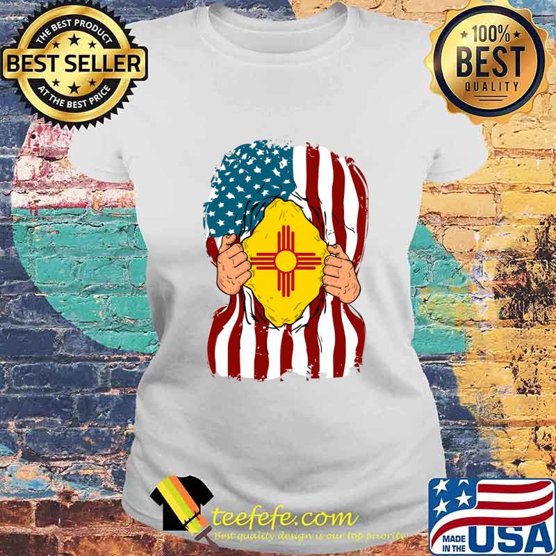 New Mexico Flag Inside Me Home State Pride American s Laides tee New Mexico Flag Inside Me Home State Pride American s Laides tee