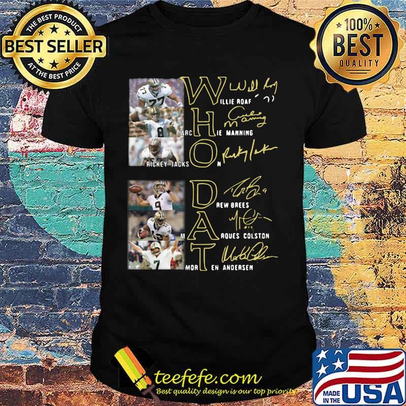 New orleans saints who dat football signature shirt New orleans saints who dat football signature shirt